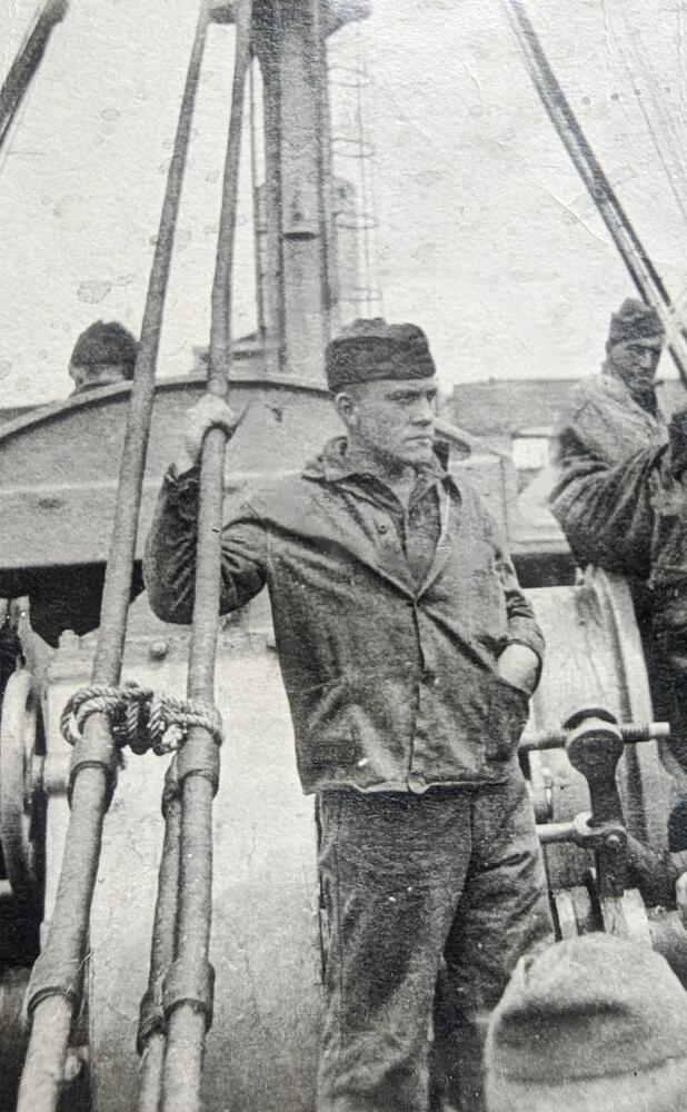 Franklin C. Tope aboard ship (historical)