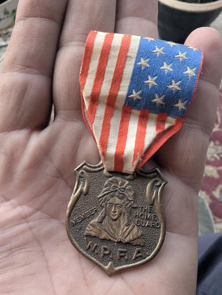 W.P.F.A. Member of the Home Guard medal