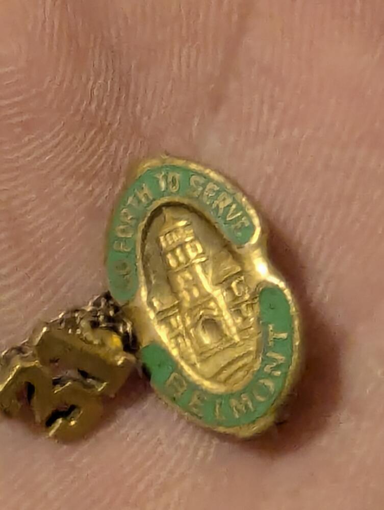 Belmont pin — 