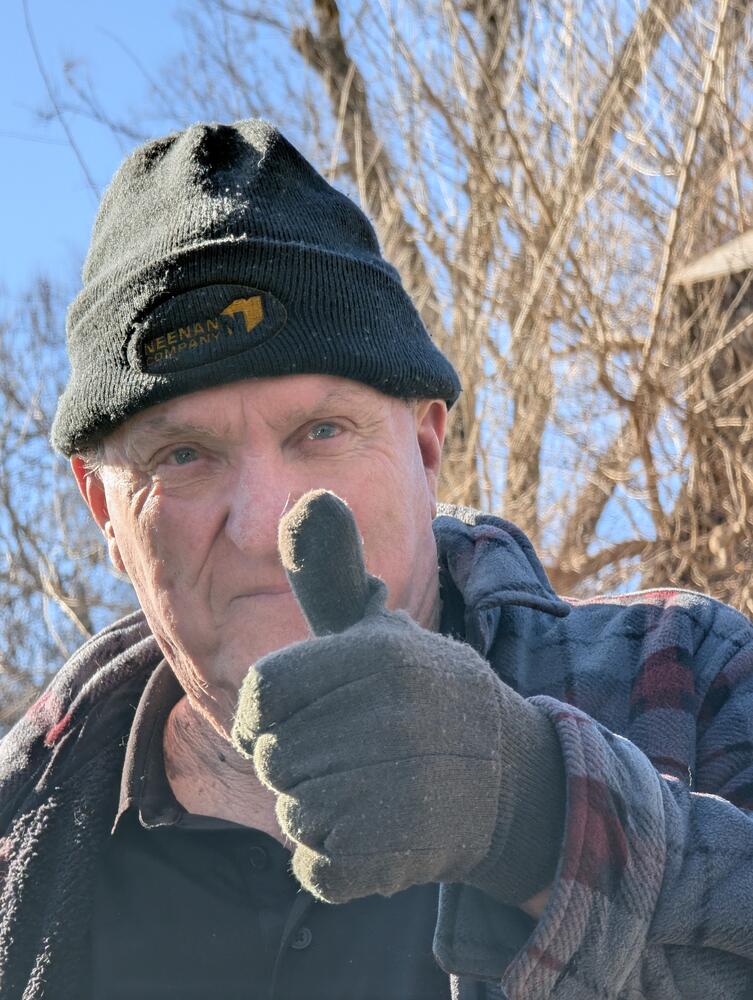 Thumbs up from the veteran plumber